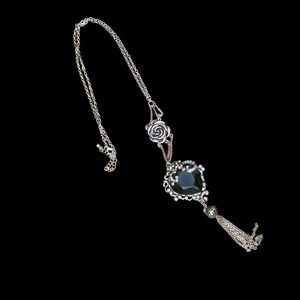 🖤Y2K Black Heart Necklace